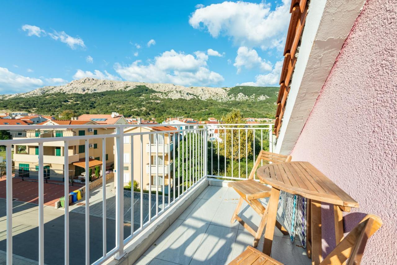 Apartment Mimoza 6, Baska, Krk Bagian luar foto